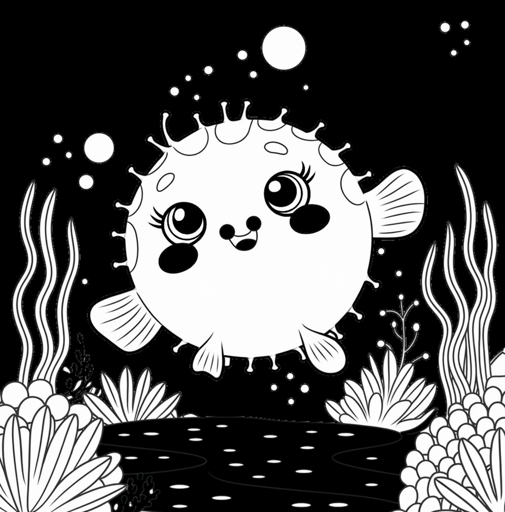 Sea Life High Contrast Book – Visual Stimulation for Infants