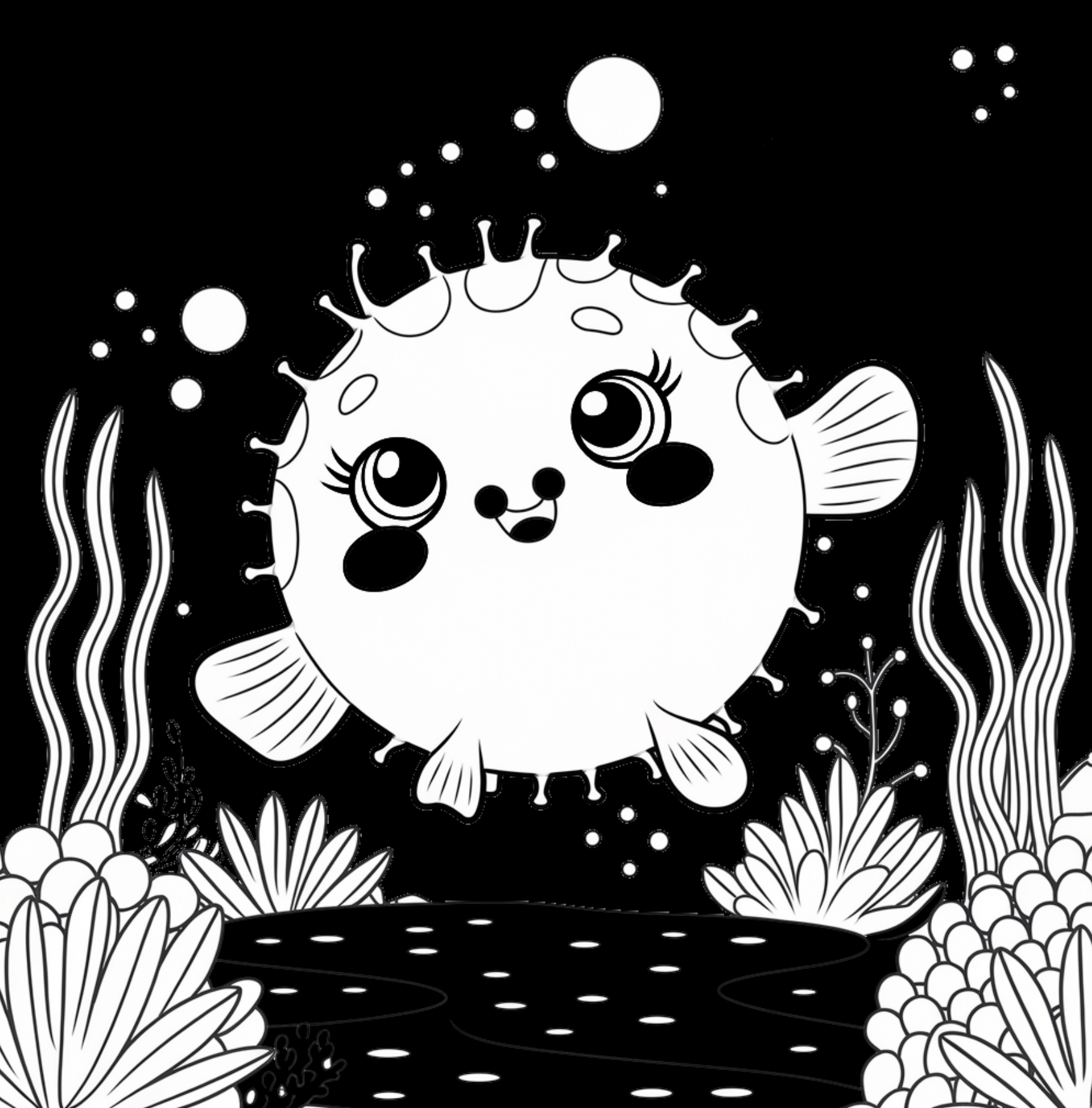 Sea Life High Contrast Book – Visual Stimulation for Infants