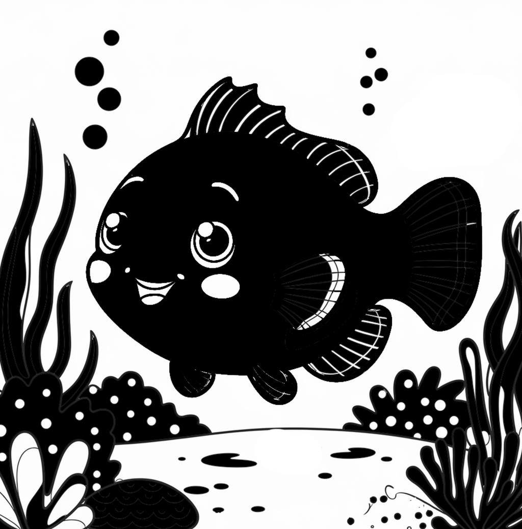 Sea Life High Contrast Book – Visual Stimulation for Infants