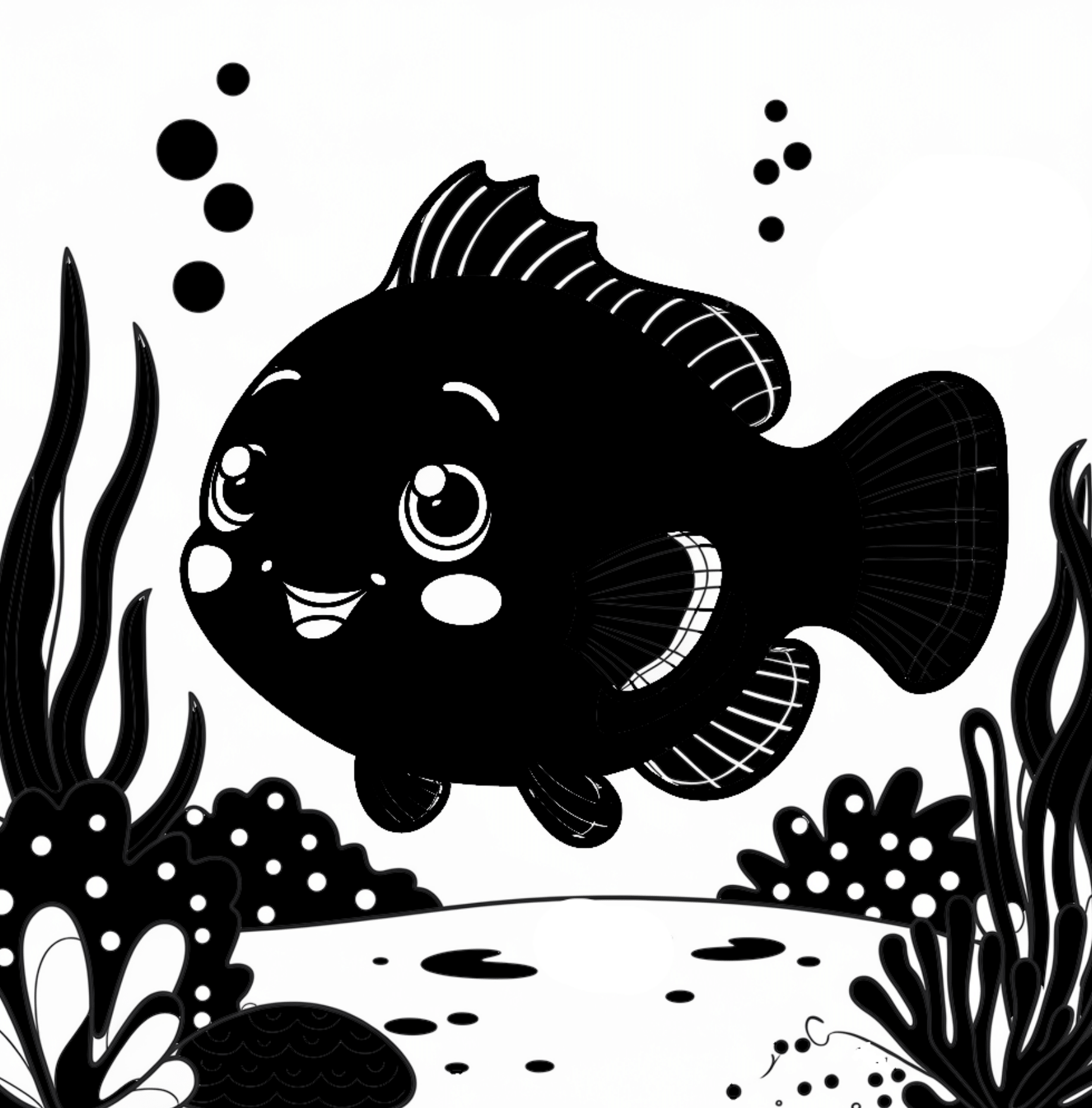 Sea Life High Contrast Book – Visual Stimulation for Infants