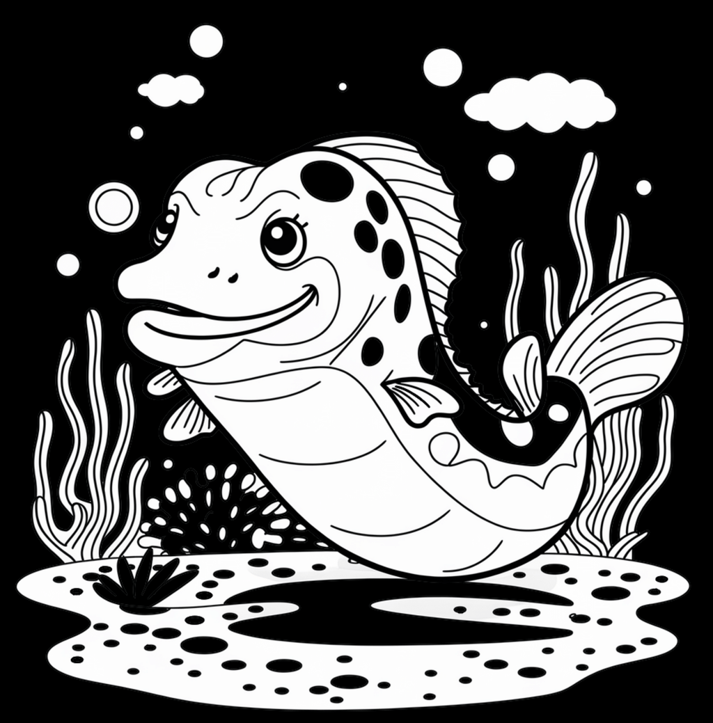 Sea Life High Contrast Book – Visual Stimulation for Infants