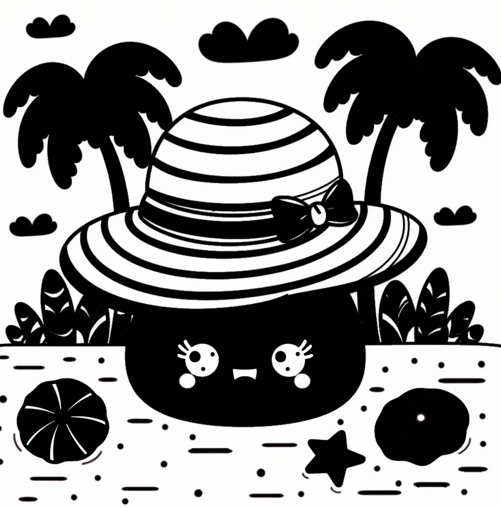 Sea Life High Contrast Book – Visual Stimulation for Infants
